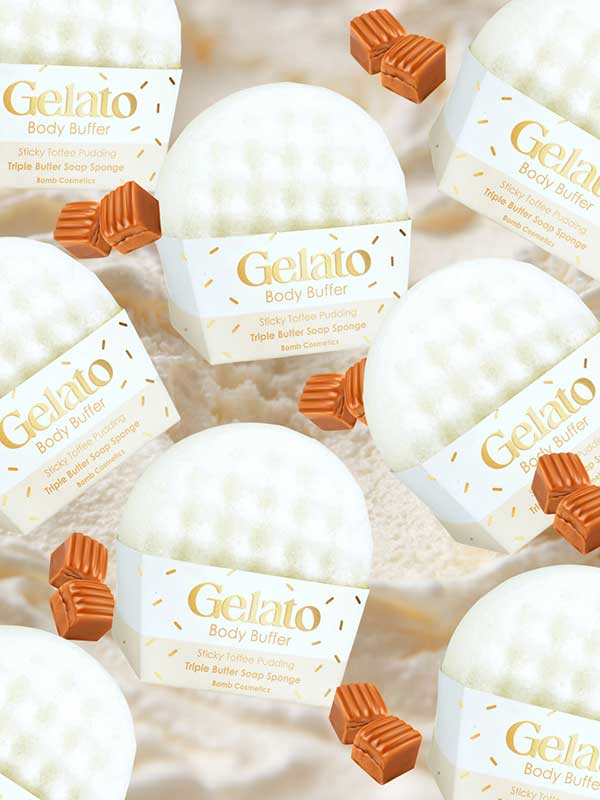 Body Buffer Gelato Sticky Toffee Pudding - Pesupuffi