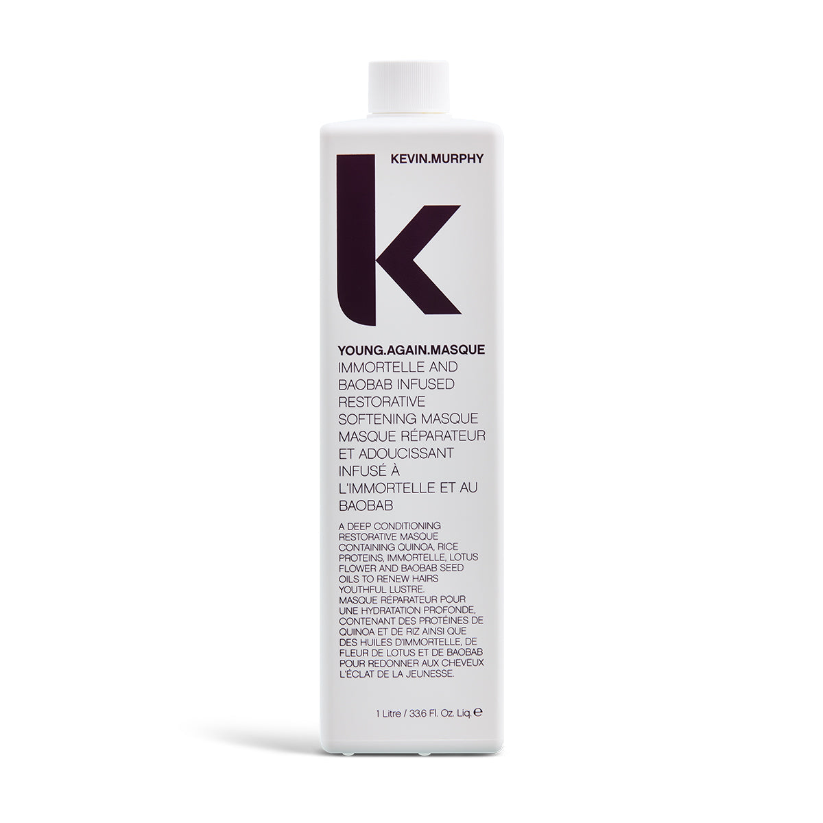 Kevin Murphy YOUNG AGAIN MASQUE 1000 ml - Syvähoitava, Jälleenrakentava Hiusnaamio