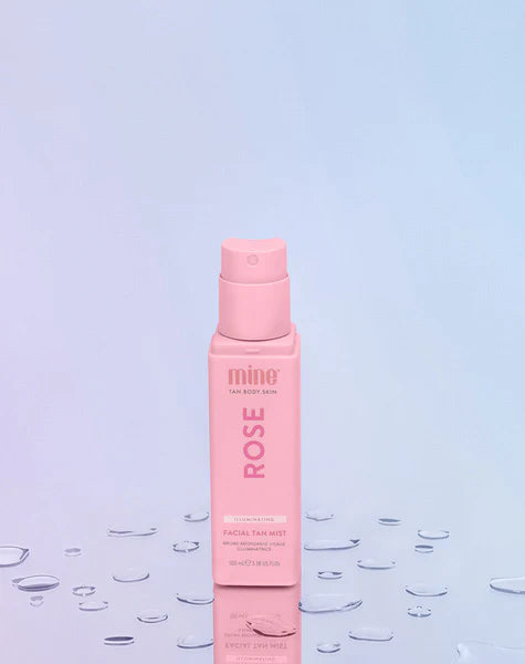 MineTan Rose Illuminating Facial Tan Mist 100 ml - Kasvoille Suunniteltu Rusketussuihke