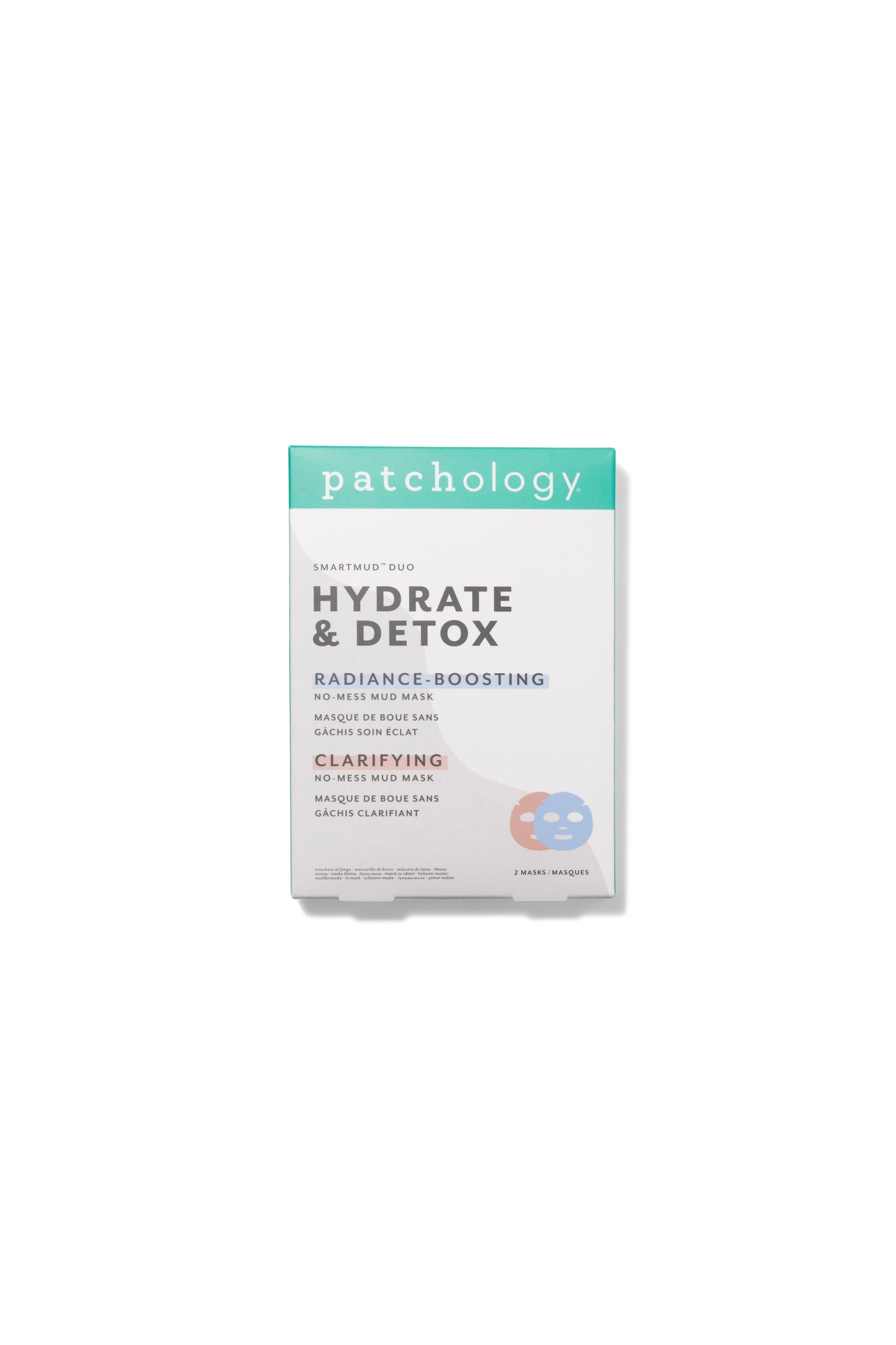 Patchology SmartMud Duo Detox + Hydrate-kangasnaamiosetti