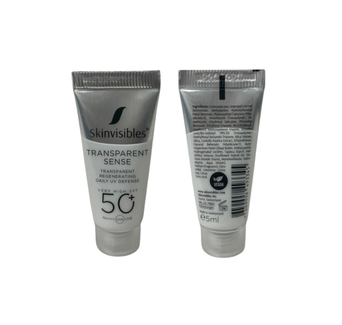 Skinvisibles Transparent Sense SPF50+ 50ml – Completely colorless and soothing UV protection