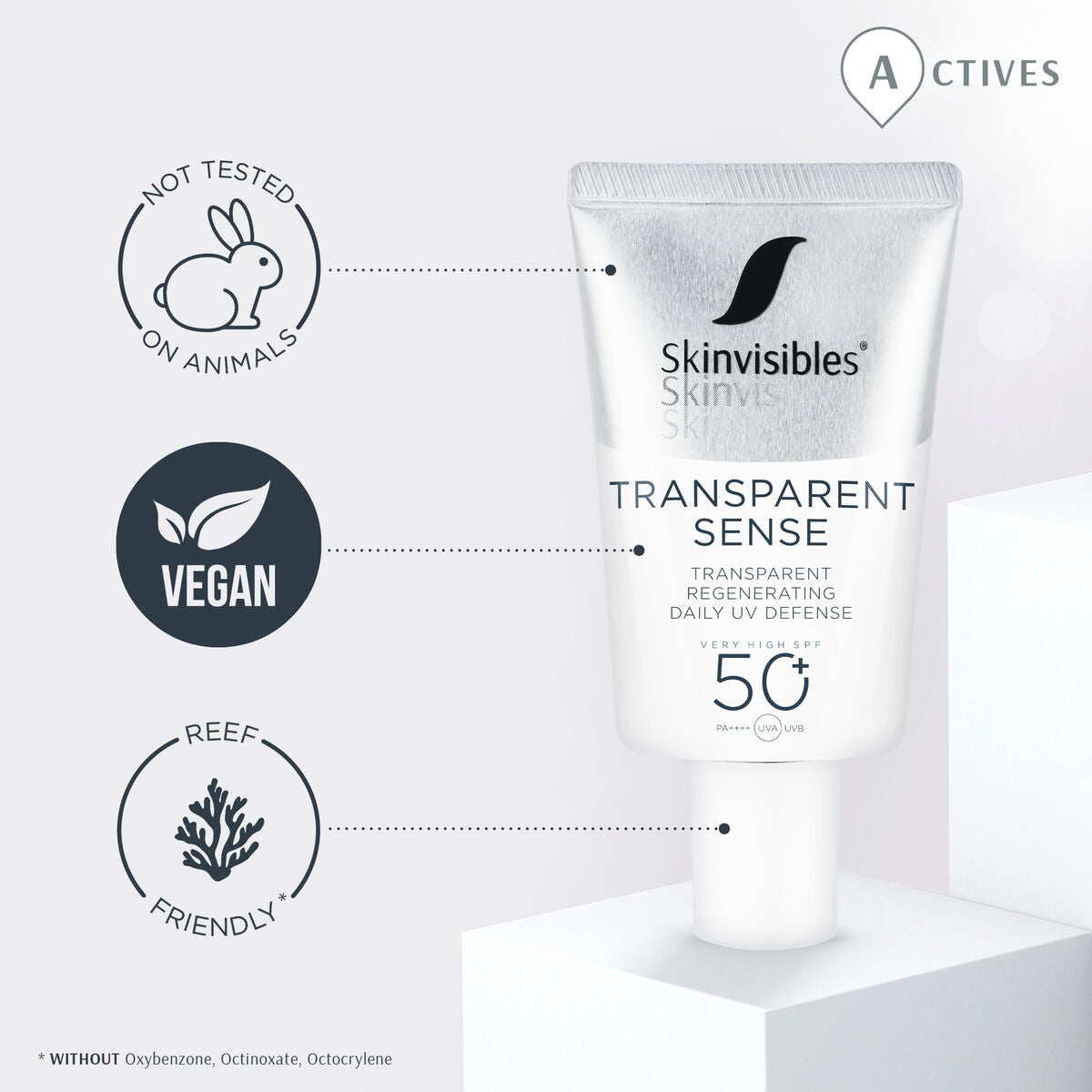 Skinvisibles Transparent Sense SPF50+