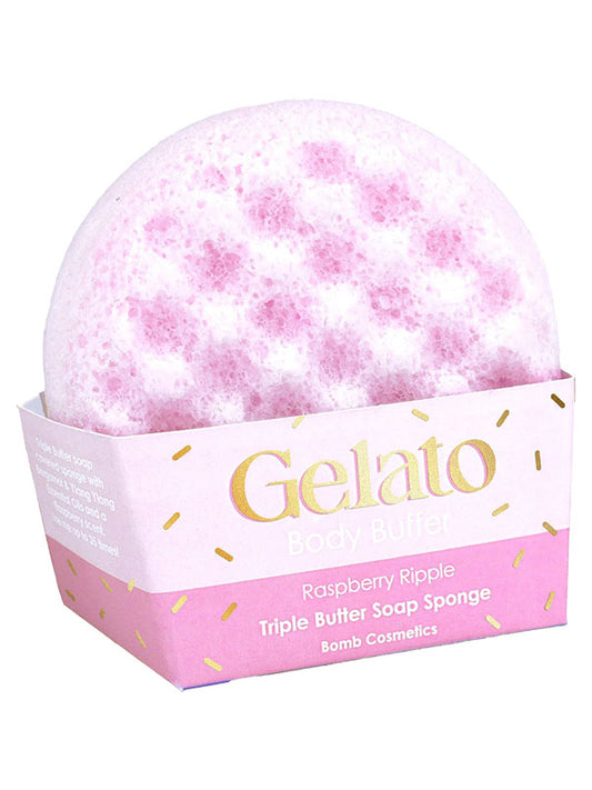 Body Buffer Gelato Rasberry Ripple - Pesupuffi