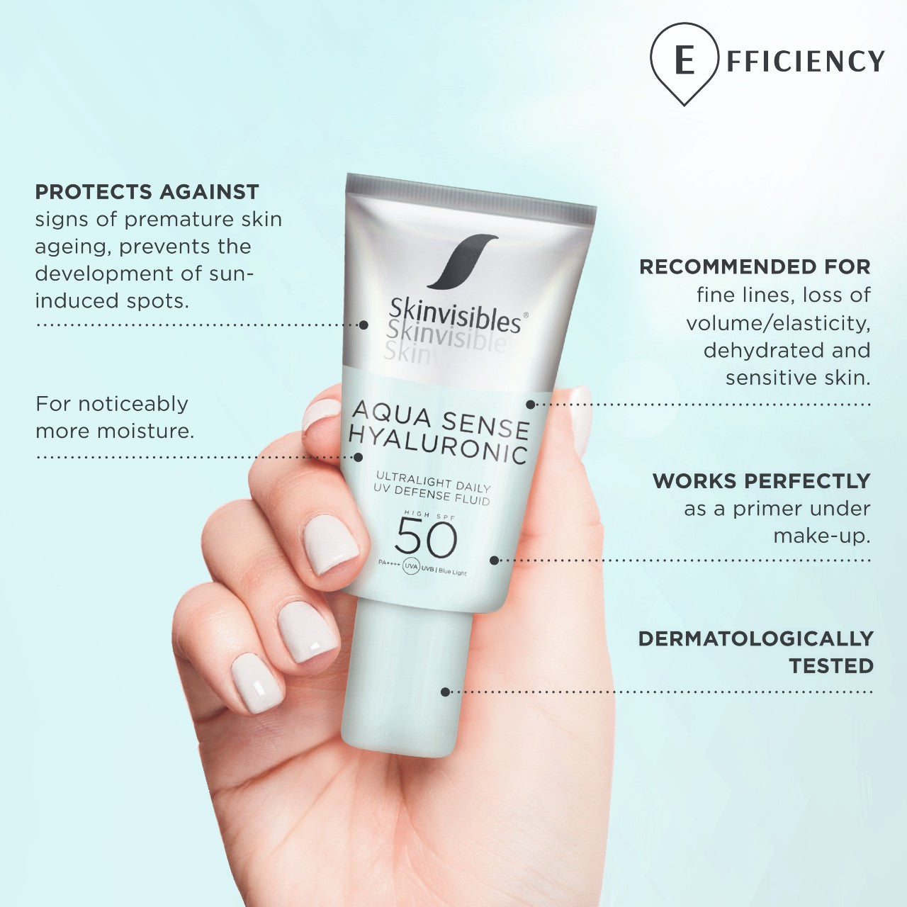 Skinvisibles Aqua Sense Hyaluronic SPF50