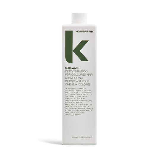Kevin Murphy MAXI WASH 1000 ml - Hellävaraisesti Kuorivia AHA-hedelmähappoja Sisältävä Detox-shampoo
