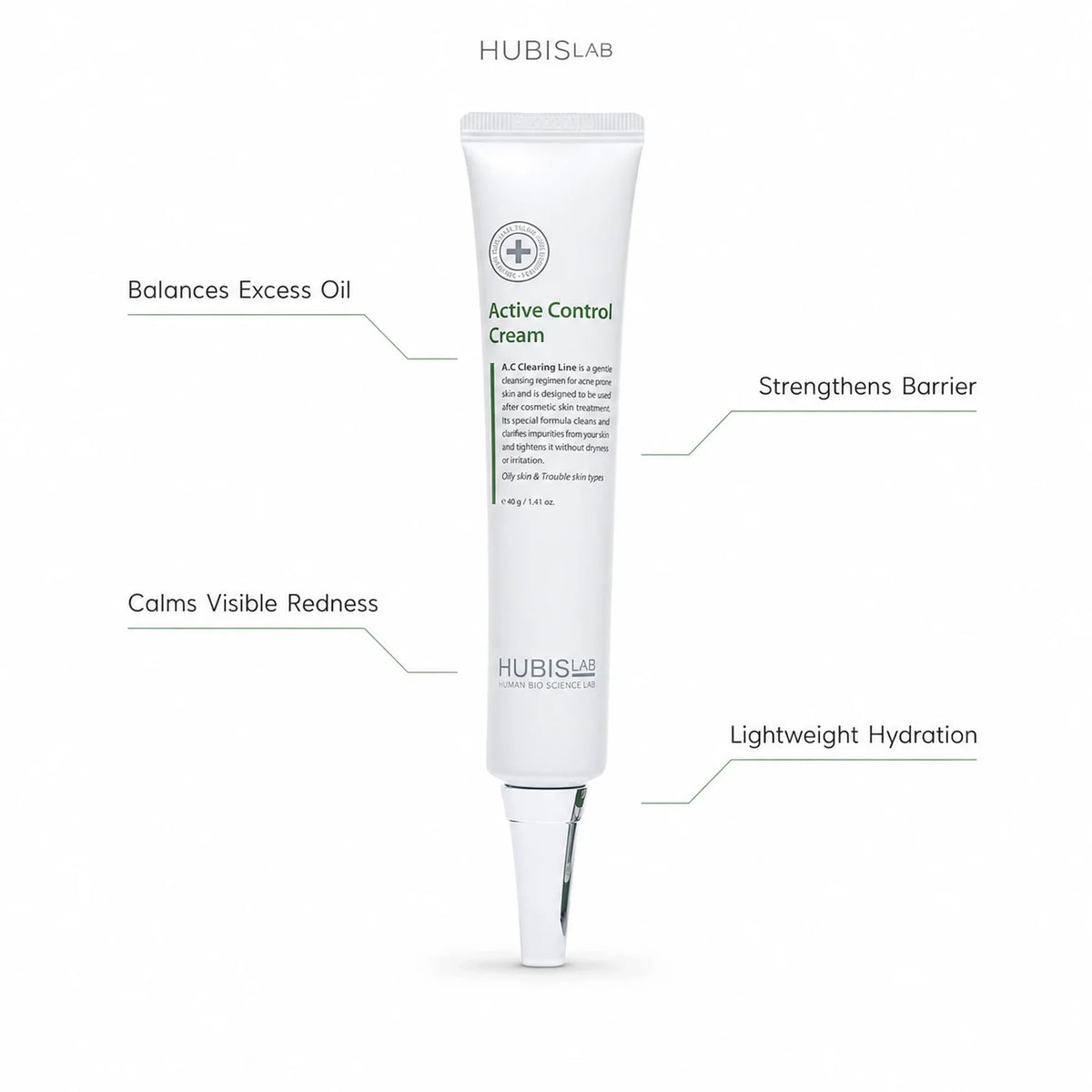 HUBISLAB A.C Clearing Active Control Cream 40 g