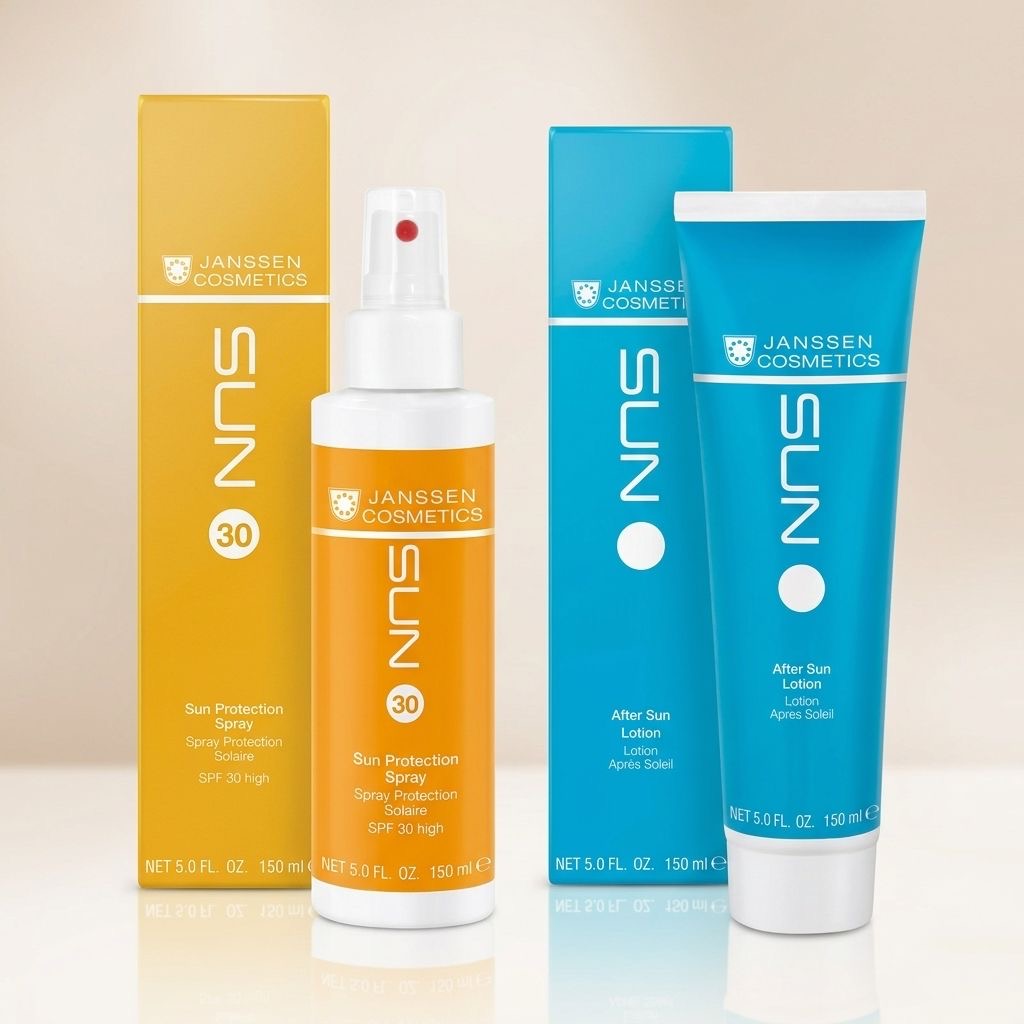Janssen Cosmetics sun protection spray + after sun lotion