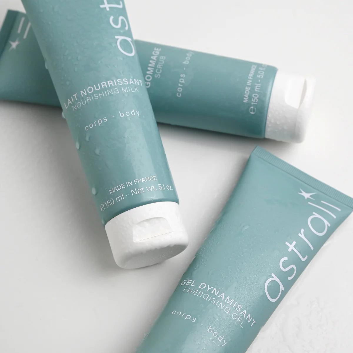 Astrali Gel Dynamisant 150 ml - Virkistävä ja Turvotusta Laskeva Vartalogeeli