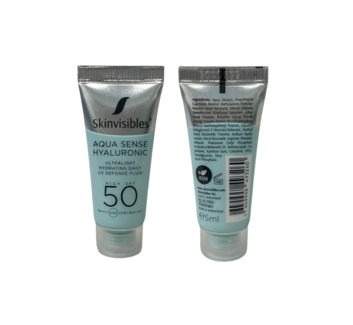 Skinvisibles Aqua Sense Hyaluronic SPF50 50ml – Ultralight and Hydrating UV Protection