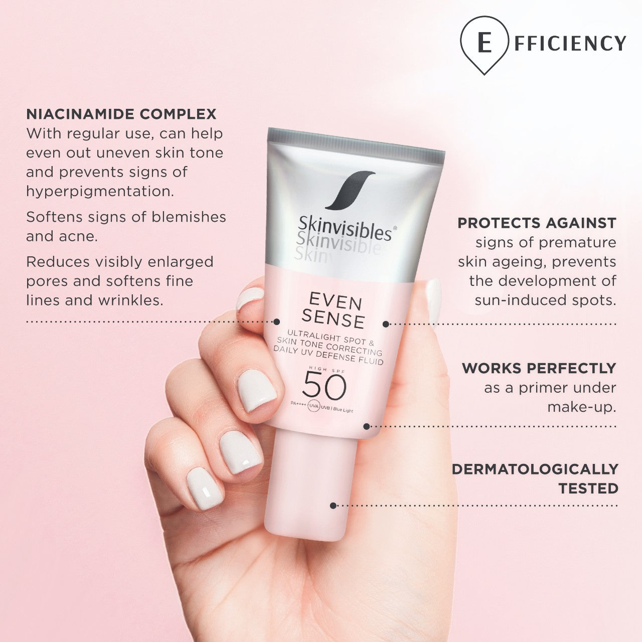 Skinvisibles Even Sense SPF50 