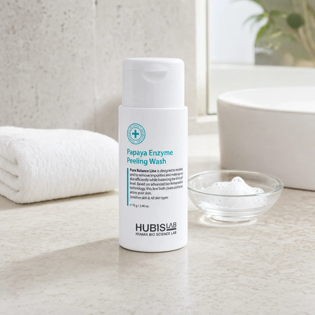 HUBISLAB Pure Balance Papaya Enzyme Peeling Wash 70 g