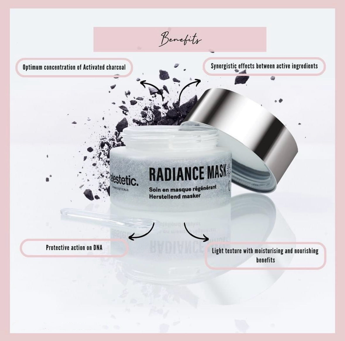 CELESTETIC Radiance Mask 50 ml – Detoxifying and Brightening New Mask