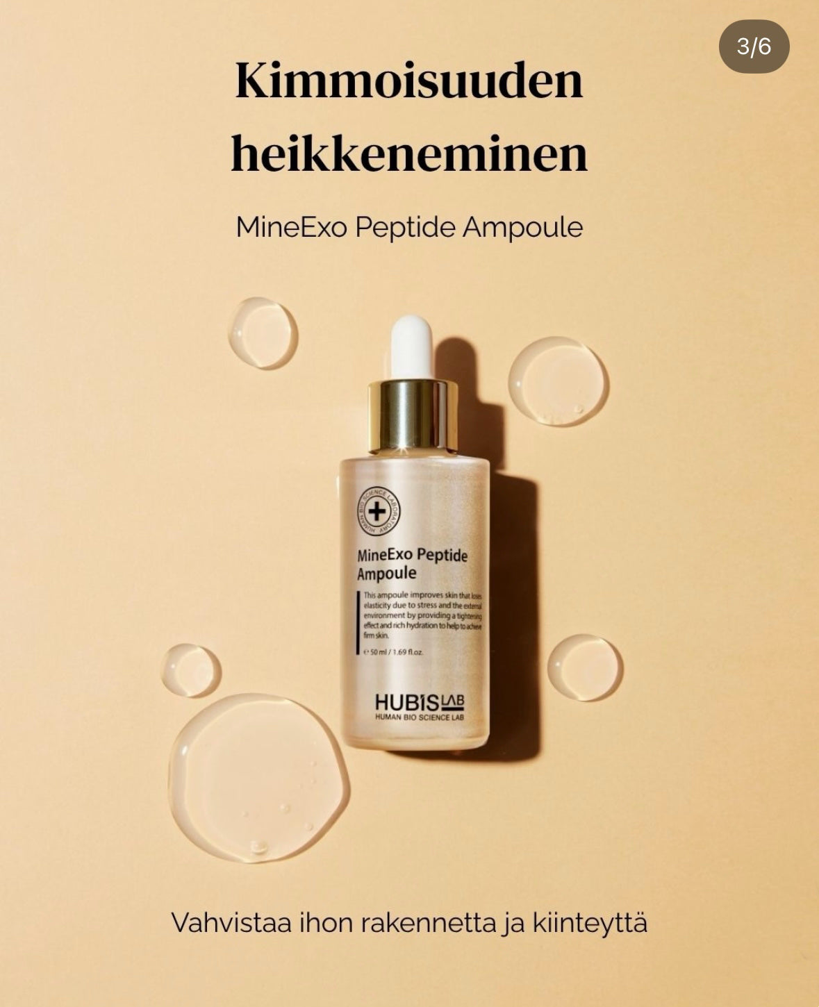HUBISLAB Premium Active MineExo Peptide Ampoule 50 ml