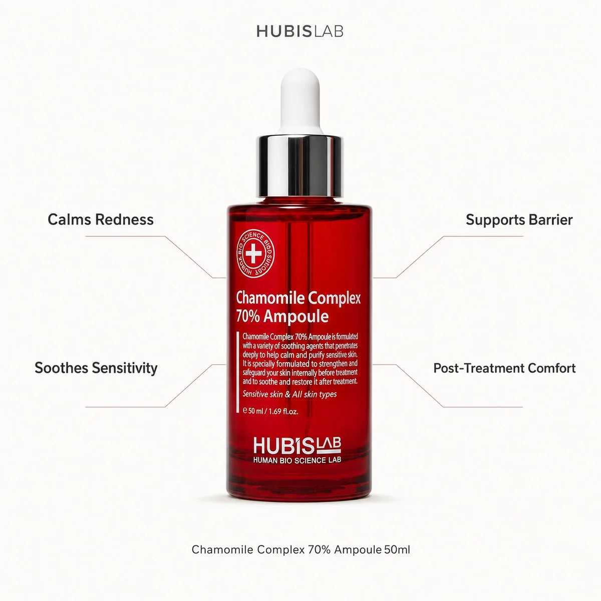 HUBISLAB Post Rays Chamomile Complex 70% Ampoule 50 ml