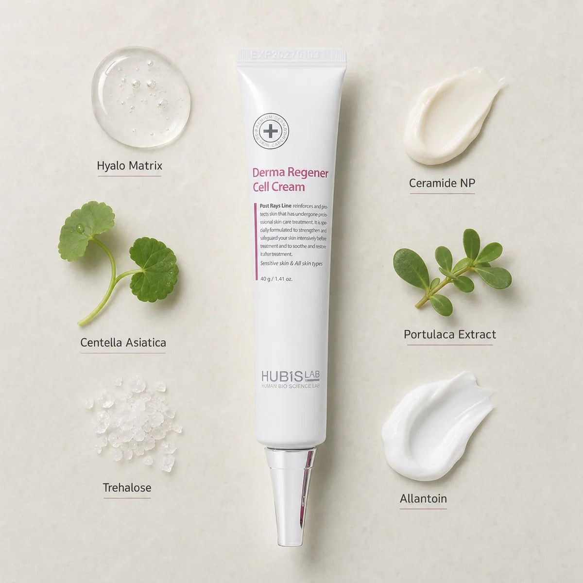 HUBISLAB Post Rays Derma Regener Cell Cream 40 g