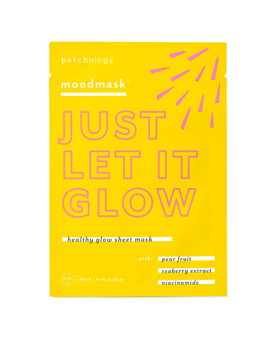 Patchology Just Let It Glow Healthy Glow Sheet Mask - Kangasnaamio