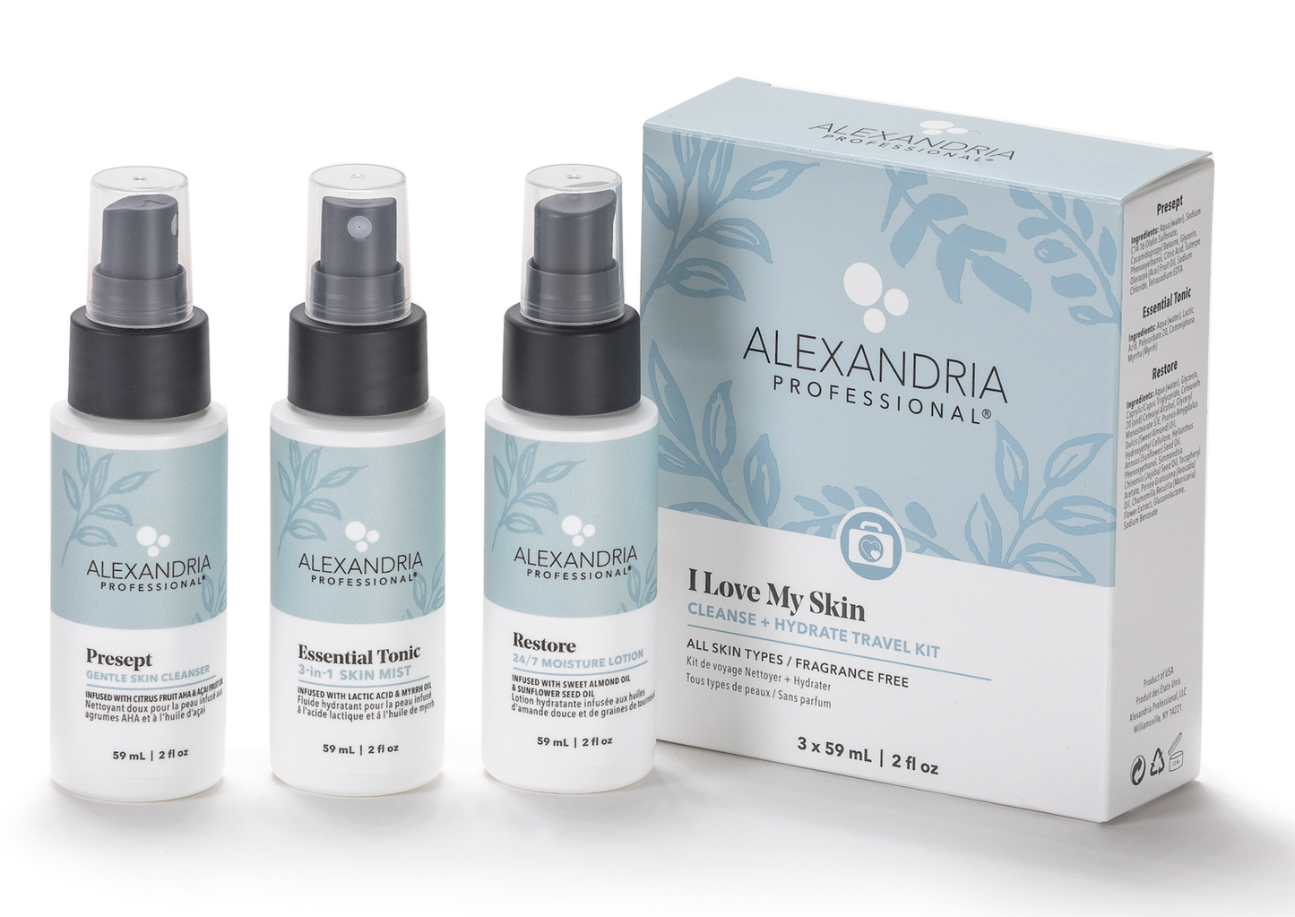 Alexandria I Love My Skin -Pakkaus
